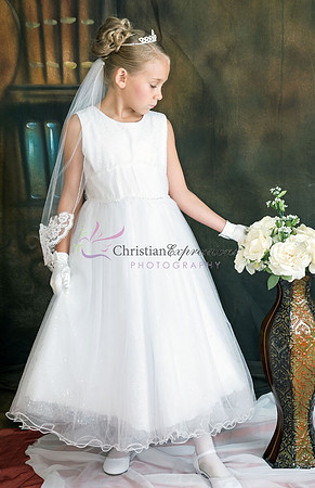 Mesh Organza First Communion Dress