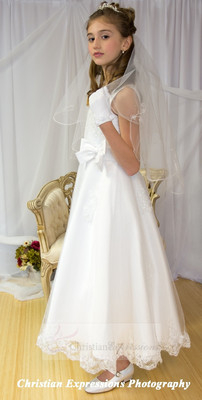 First Communion Dress Style 8012