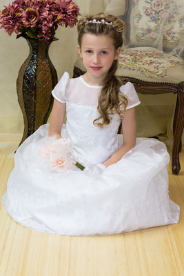 Irish Shamrock First Communion Dress