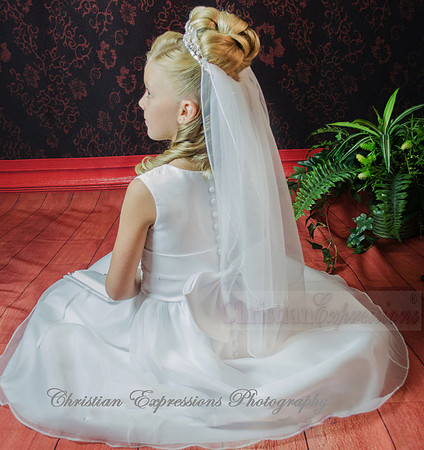 First Communion Dresses, Veils Accessories