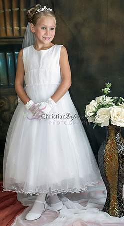 Mesh Organza First Communion Dress