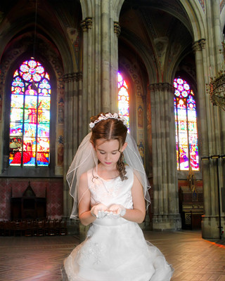 First Communion Portraits by Christian Expressions Photography