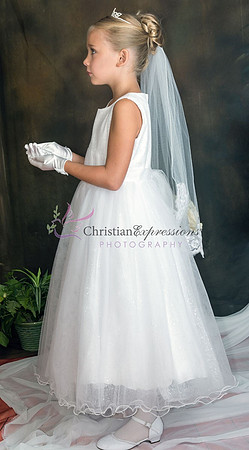 Mesh Organza First Communion Dress