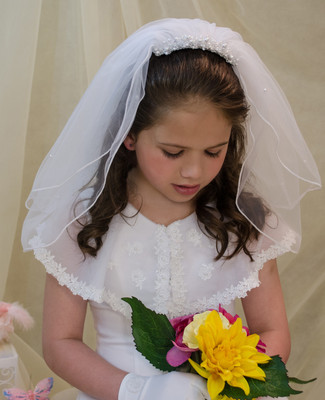first communion veils
